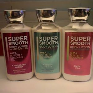 $9ech or all 4/$25 Bbw Super Smooth Body Lotion